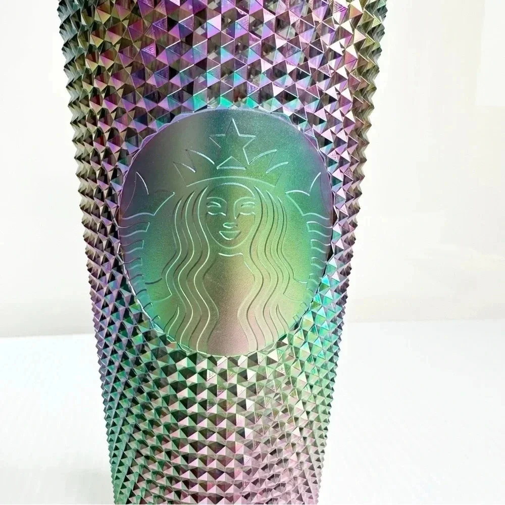 Starbucks Oil Slick Rainbow Iridescent Venti Tumbler 24oz. Halloween 2023